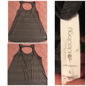 Ideology tank top with twisted straps, like new